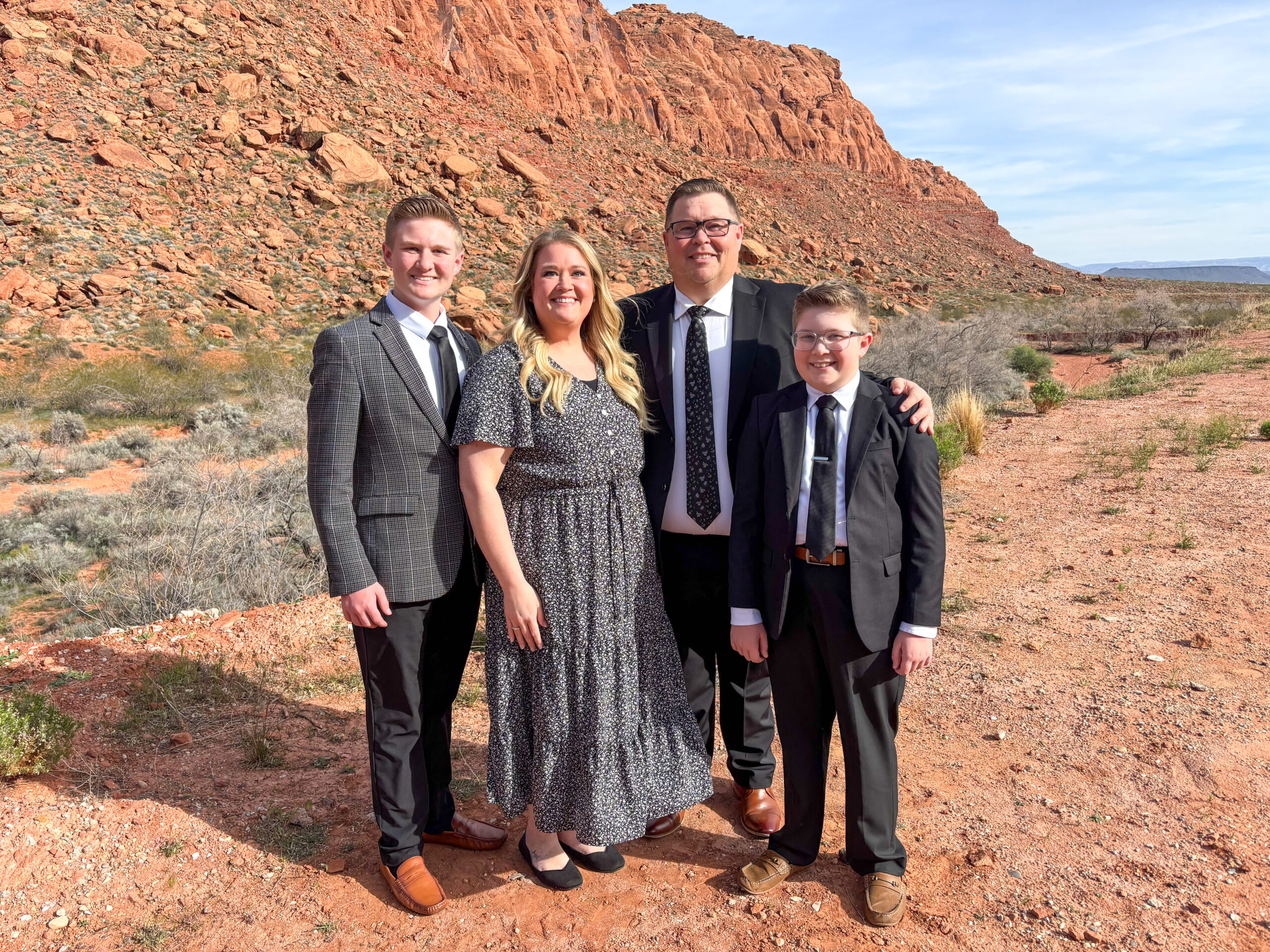 Pastor Rickey Howard and family of Solid Rock Baptist Church in St. George, Utah